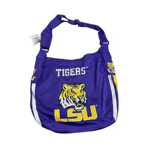 NEW NCAA LSU Tigers Jersey Tote Bag Purse or Gameday Travel Crossbody Shoulder